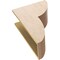 Ekena Millwork 9"W x 18"D x 27"H Classic Crestline Rough Cedar Woodgrain TimberThane Corbel, Primed Tan CORUR09X18X27CRERCPR - alternate 5